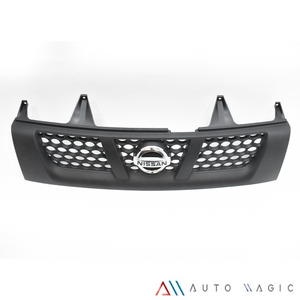 Parrilla D22 08-15 c/emblema c/grapas negra
