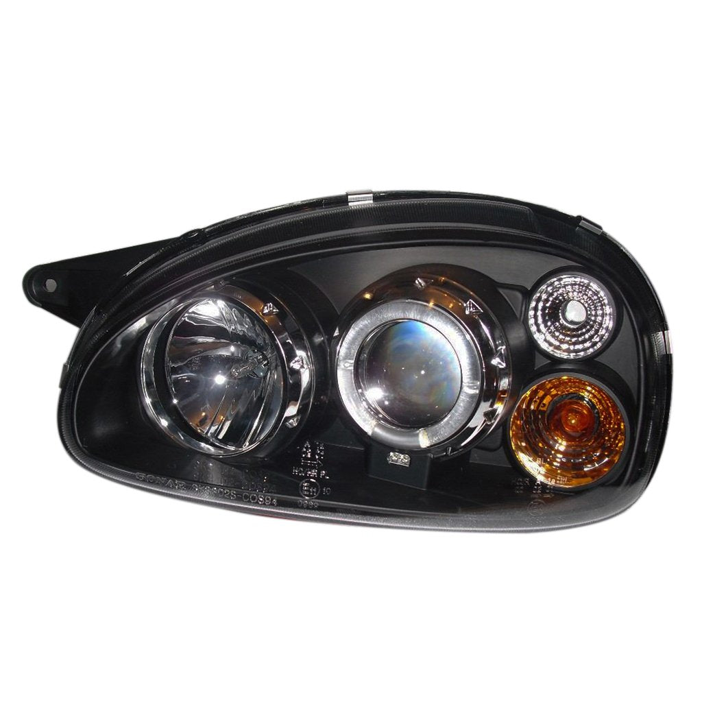 Faros Chevy C1 94-03 c/lupa ojo ángel Performance