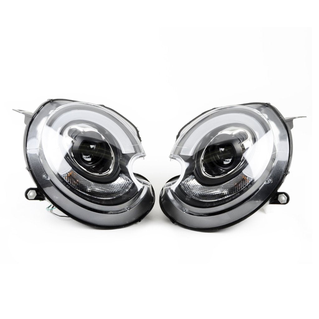 Faros Minicooper 07-13 c/lupa y luz de dia Performance