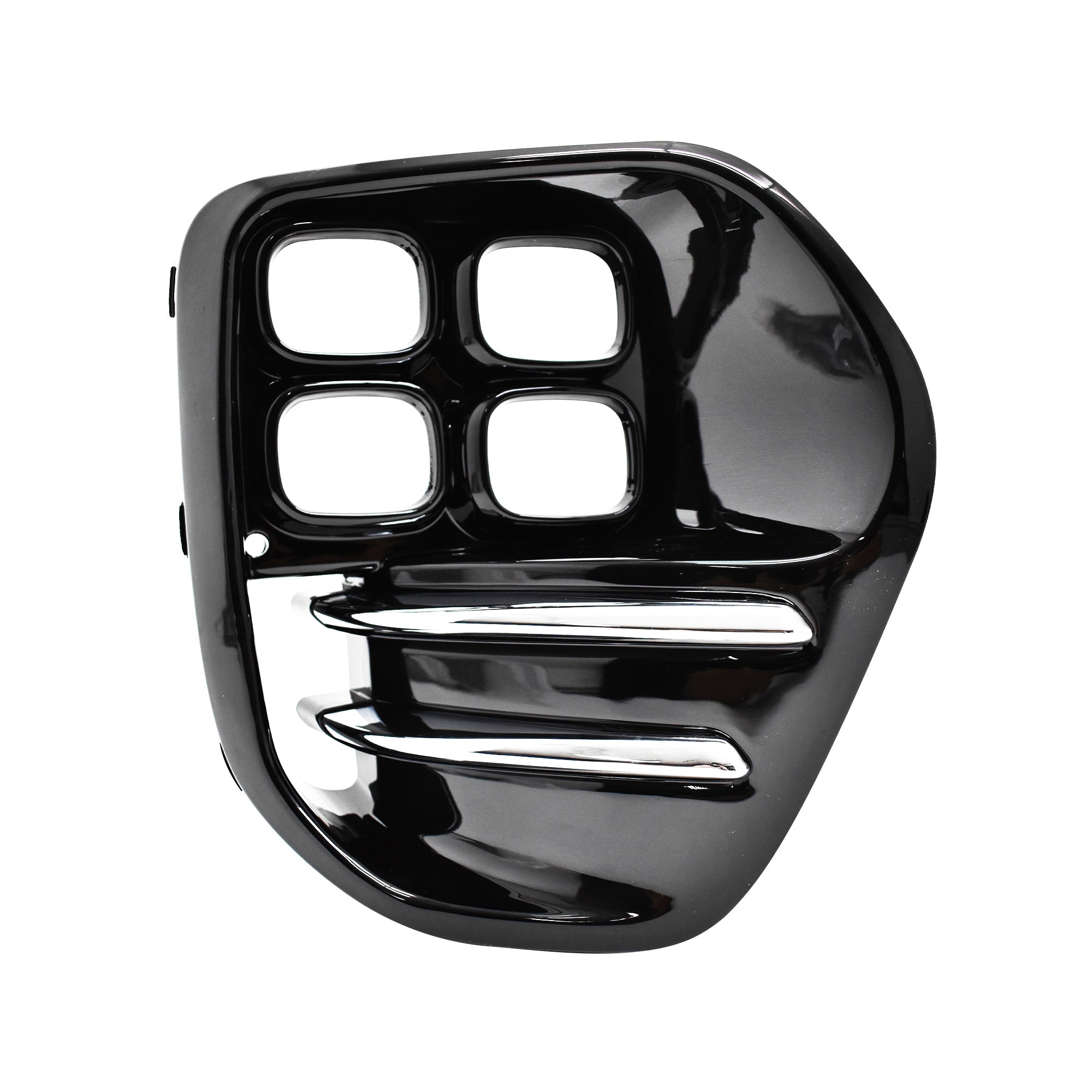Rejilla Sportage 17-18 c/moldura cromada p/faro niebla LED derecha
