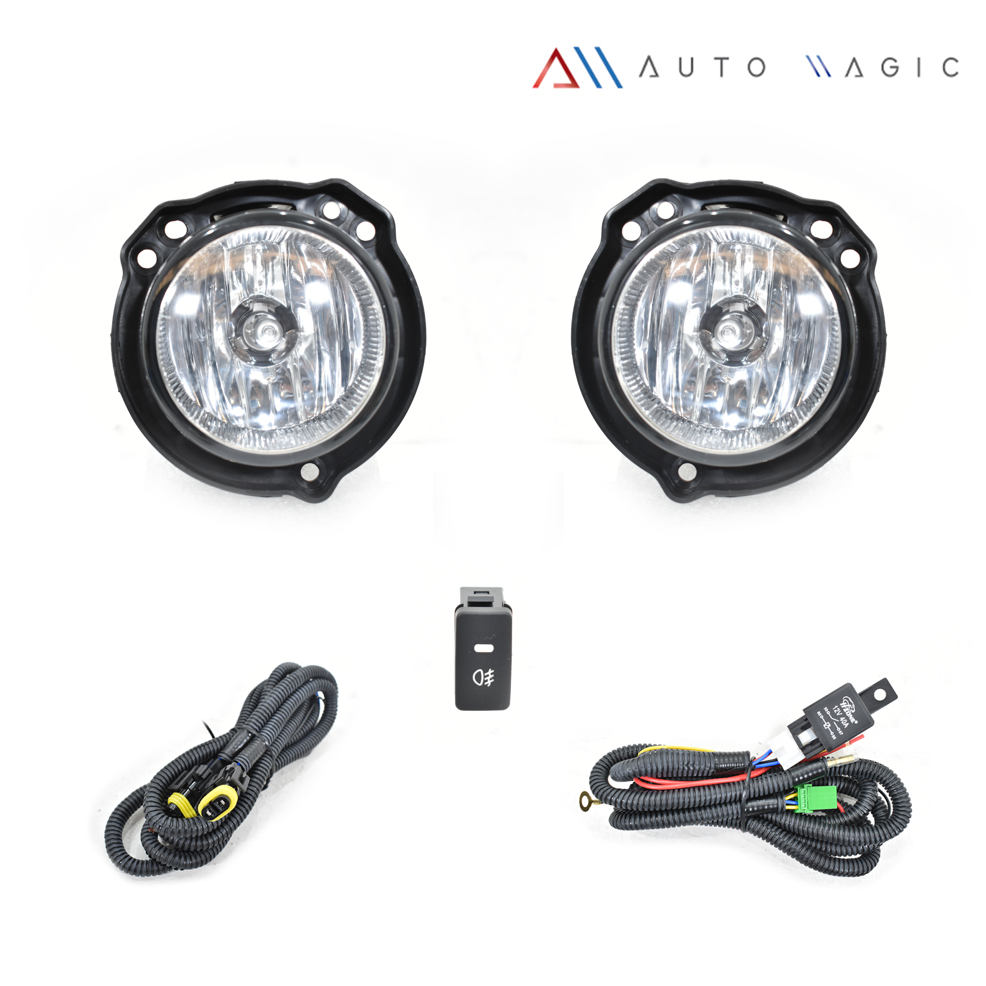 Kit faros de niebla Avanza 16-19 c/arnes switch oem y focos H11