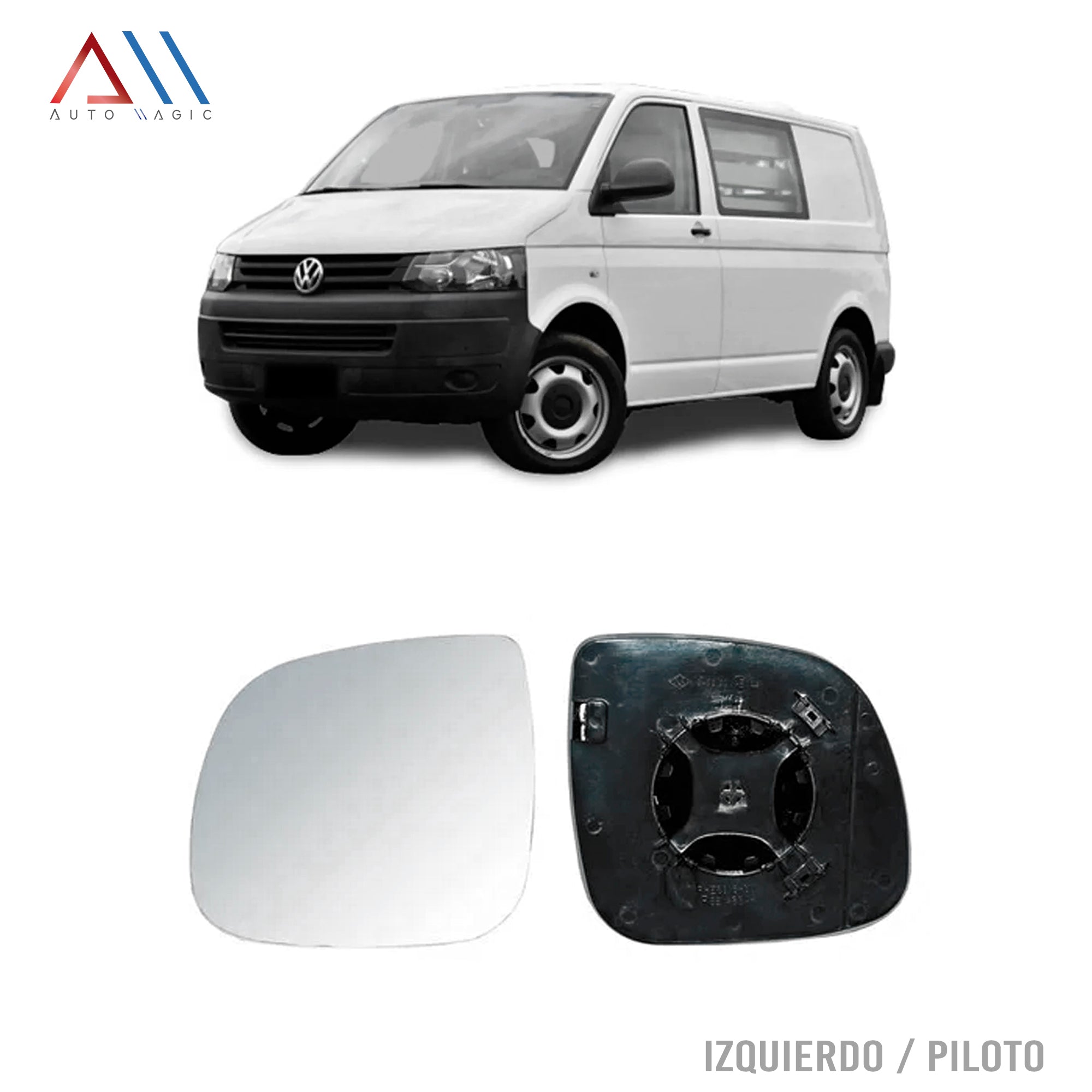 Luna de espejo Transporter 10-18 c/desempañante izquierda
