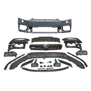 Defensa delantera Vento Polo Gti 13-22 completa con accesorios