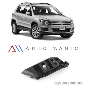 Soporte guia Tiguan 09-17 defensa delantero derecho