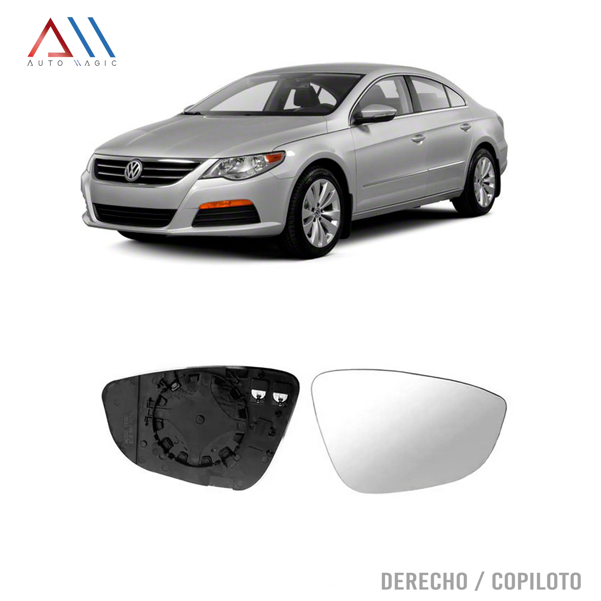 Luna espejo Passat cc 09-12 Passat 12-16 c/desempañante derecha