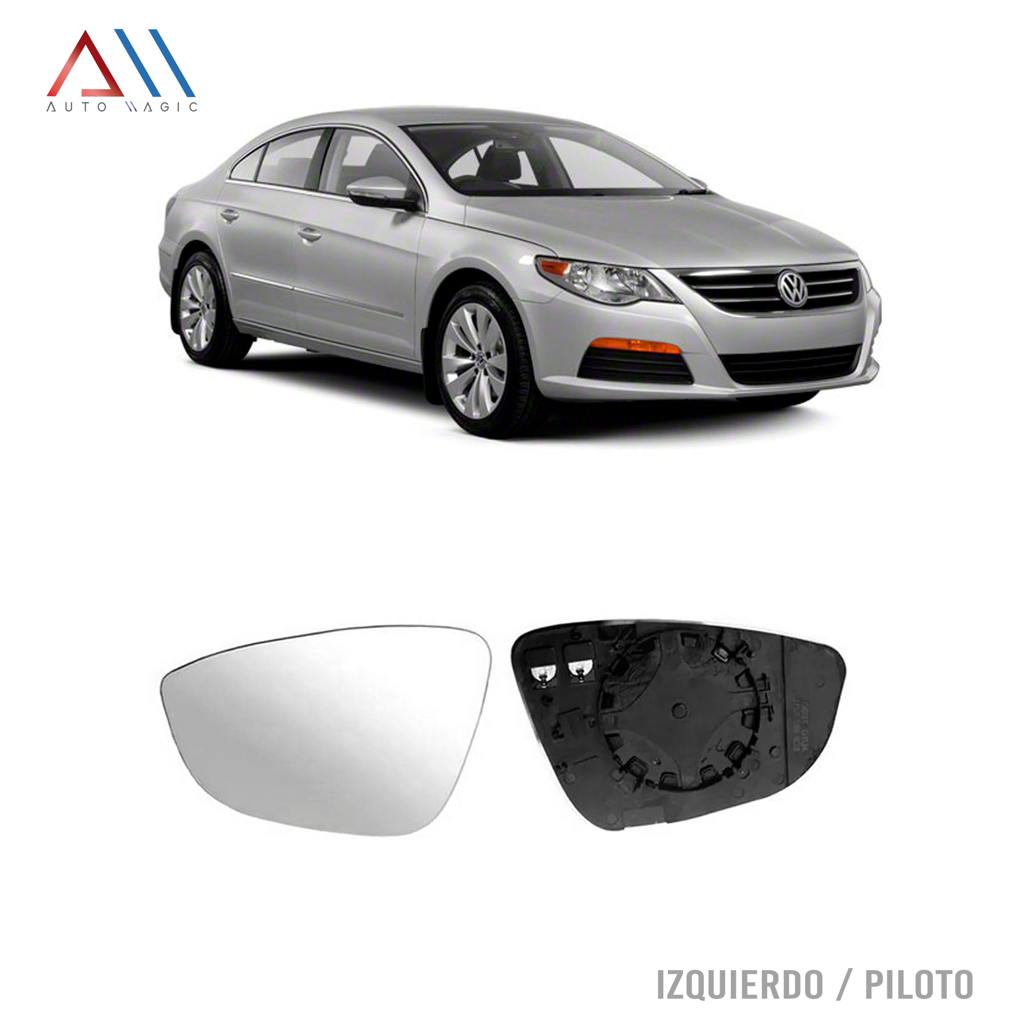 Luna espejo Passat cc 09-12 Passat 12-16 c/desempañante izquierda