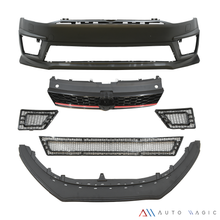 Load image into Gallery viewer, Defensa delantera Vento Polo 13-22 R-line completa con accesorios