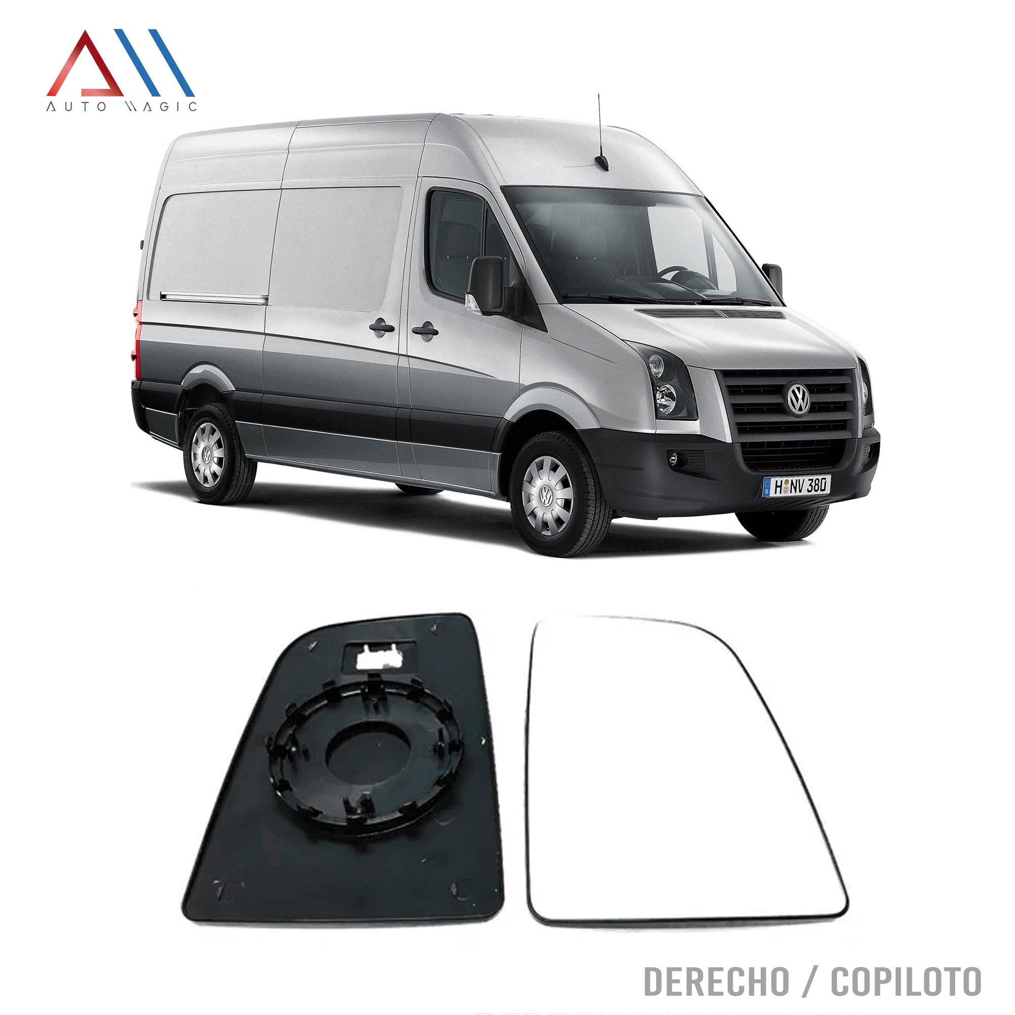Luna de espejo Crafter 08-13 grande derecha