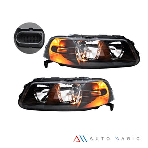 Faros Pointer Gti dos as negros 00-05 Performance