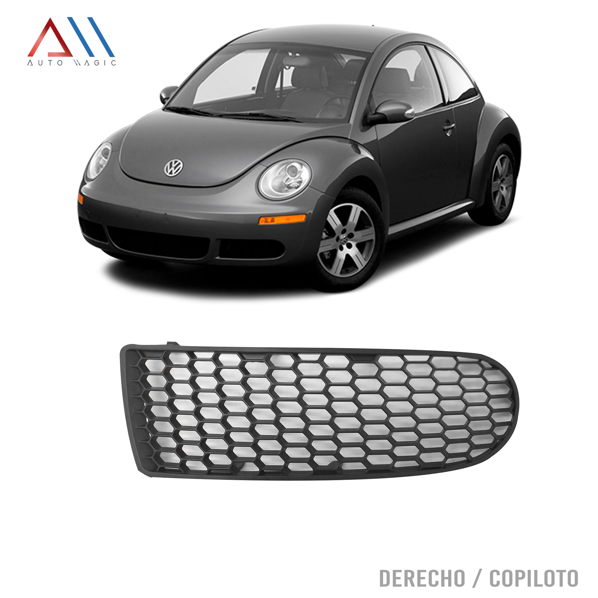 Rejilla Beetle 06-11 s/faro niebla derecha