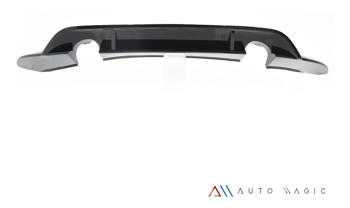 Spoiler de defensa Polo 15-19 para 2 escape negro brillante trasero