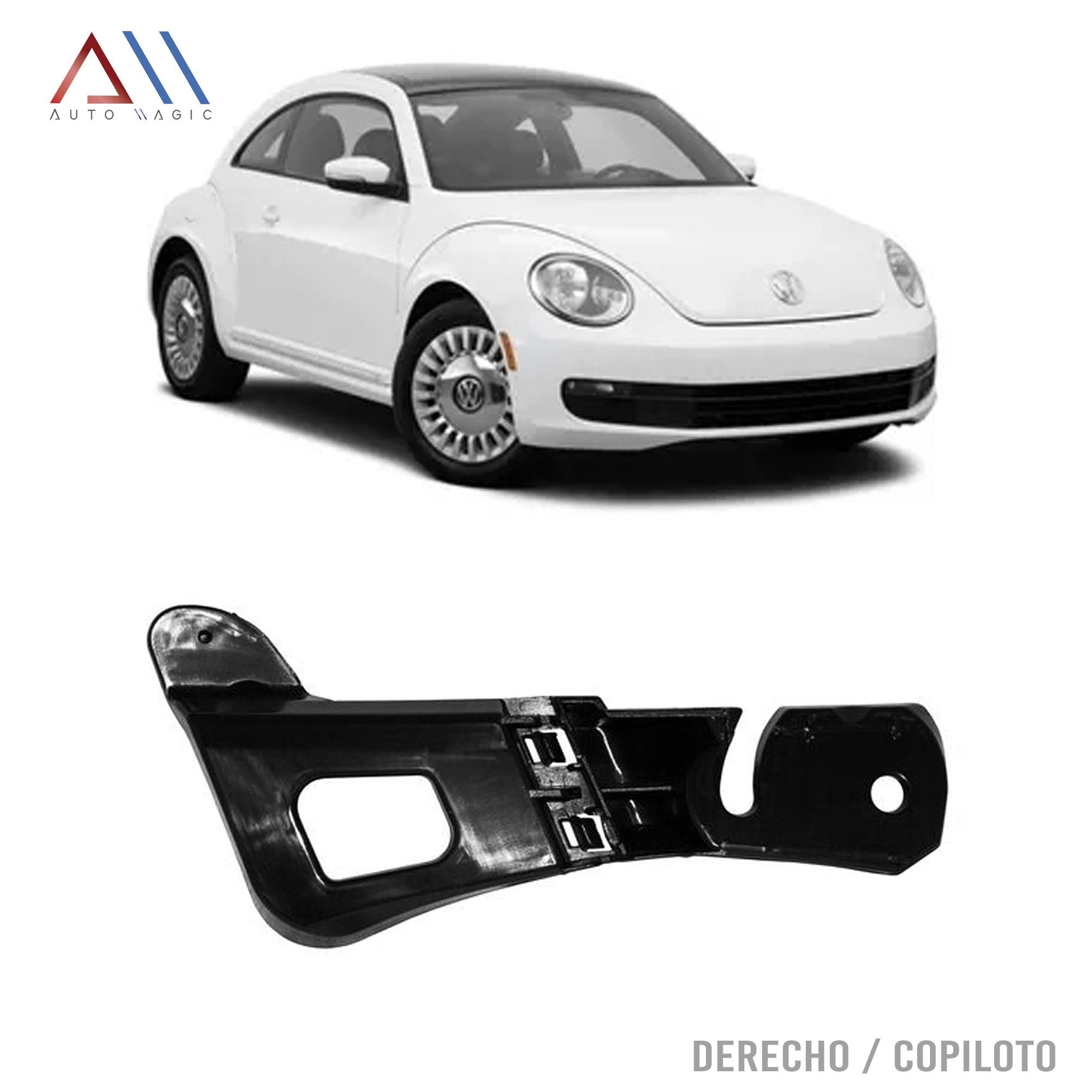 Soporte guia Beetle 12-16 defensa delentera derecho